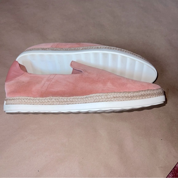 Vince Dillon Sneaker Terracotta Rose SZ 9 Suede Slip On Preppy Classic Casual - Picture 6 of 13